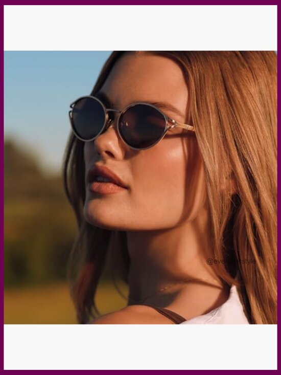Oval Polarized Sunglasses with UV400 Protection Stainless Steel Frame - main image 5
